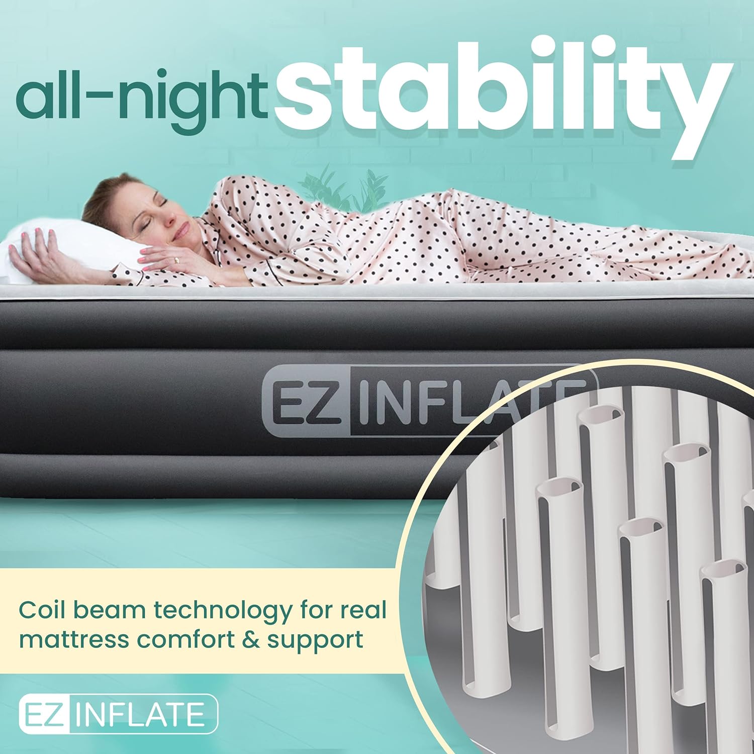 Sleep Better with ez inflate air mattress